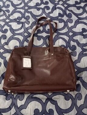 Vintage BUXTON LEATHER Large Laptop Case